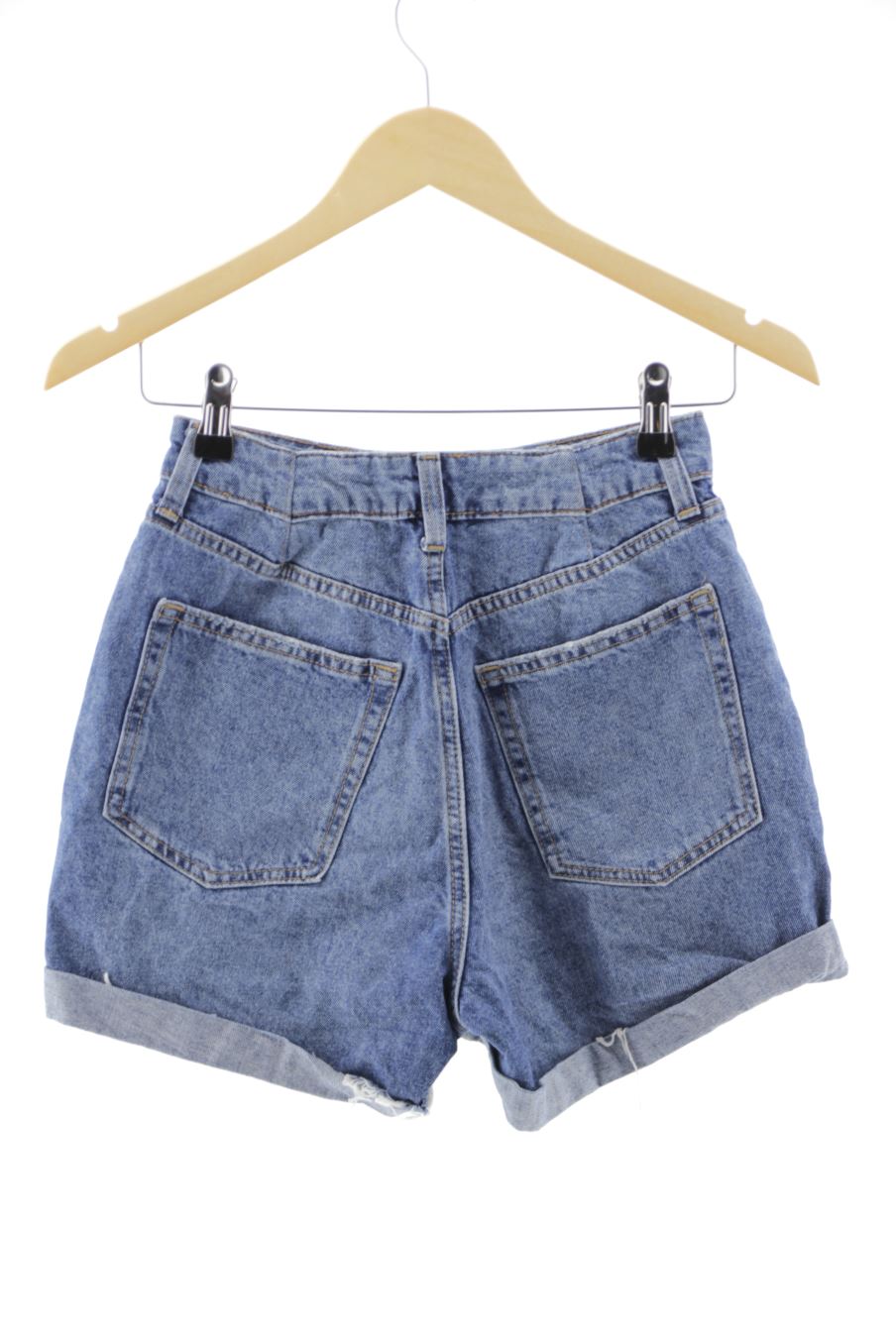 Shorts H&M de la taille 36, de couleur bleu de denim