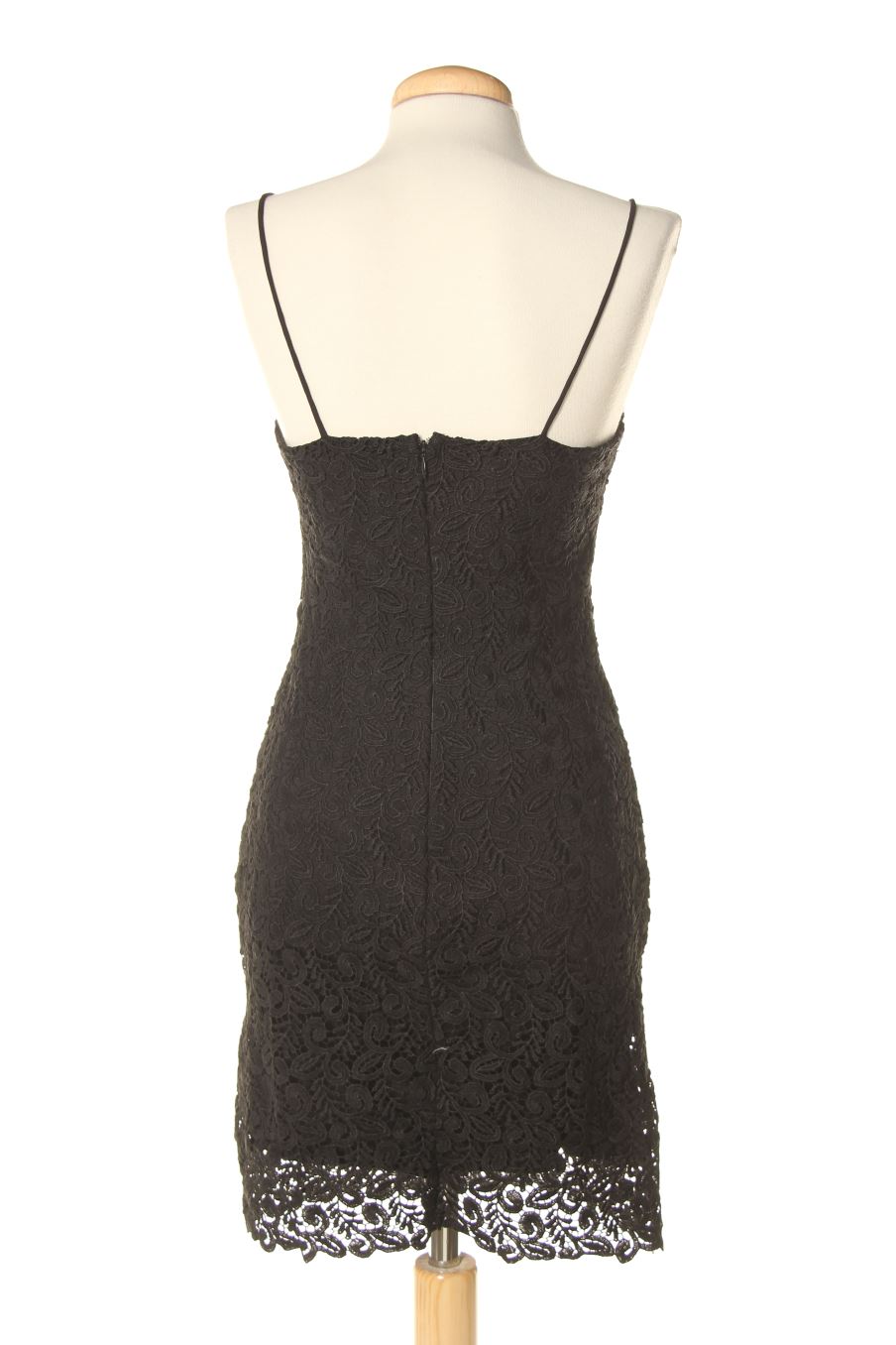 Vestido casual de Mango de la talla S, de color negro