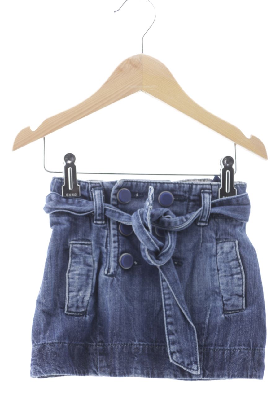 Falda de Zara de la talla 2 años de denim de segunda mano