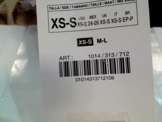 Legging de Zara de la talla XS, de color beige