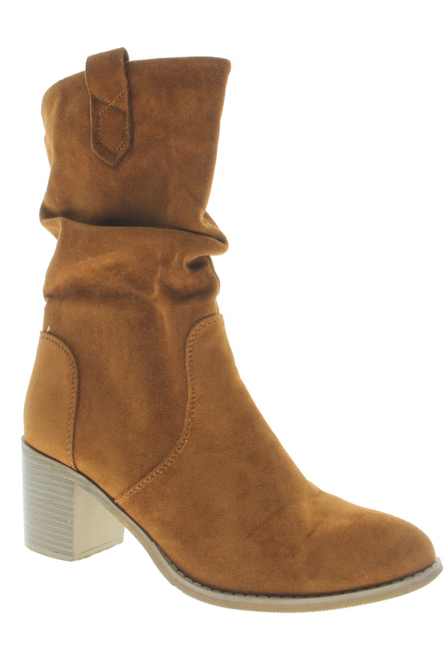 Botines de LADY GLORY de la talla 39, de color naranja de