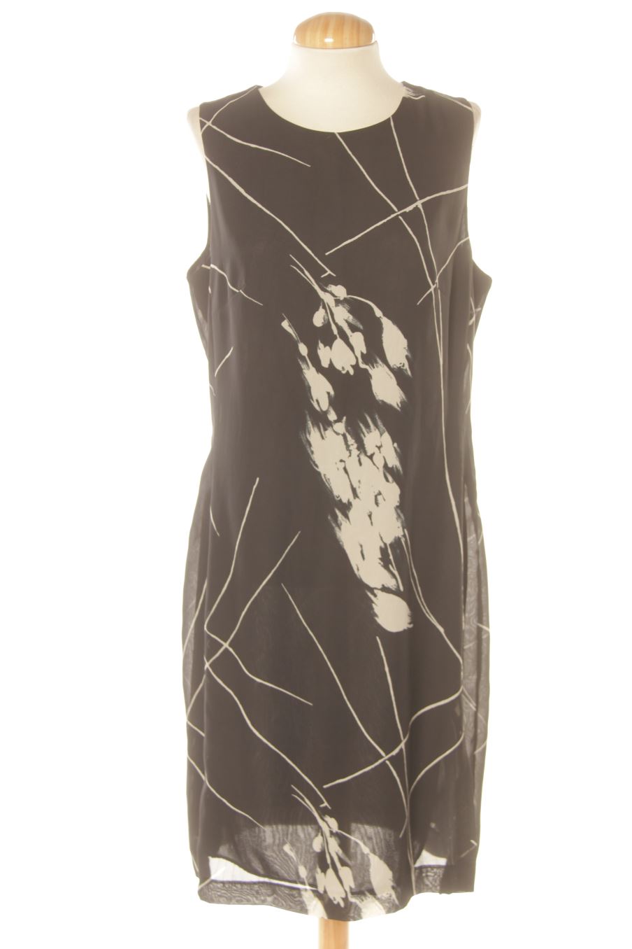 Robe casual Pilar prieto de la taille 50, de couleur noir