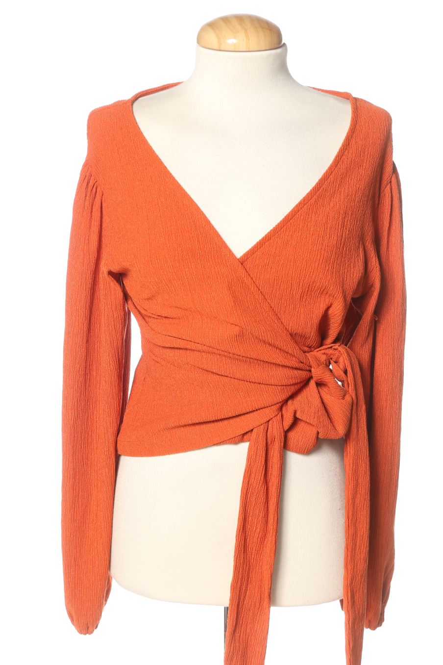 Blouse à manches longues Hug & clau de la taille L, de couleur orange