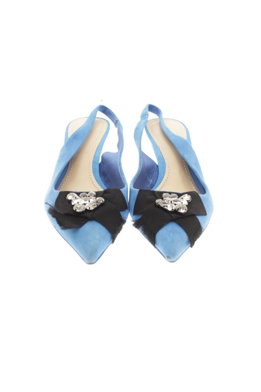 Zapatos de tacon de Zara de la talla 37, de color azul de