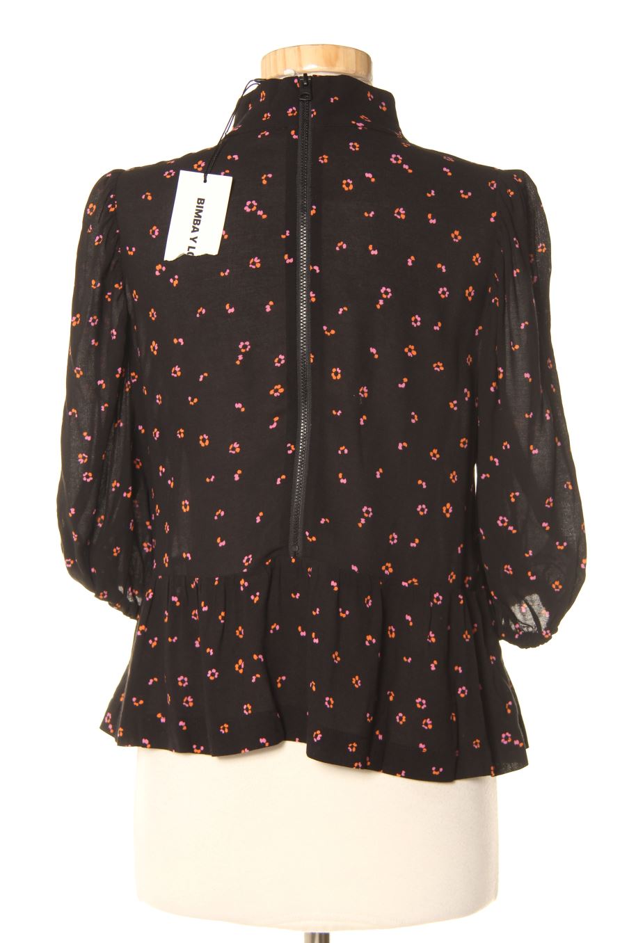 Blouse à manches courtes BIMBA Y LOLA de la taille S, de couleur noir