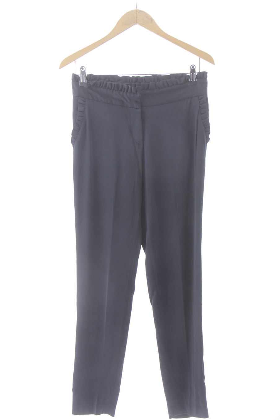 Pantalon Uterqüe de la taille 40, de couleur noir