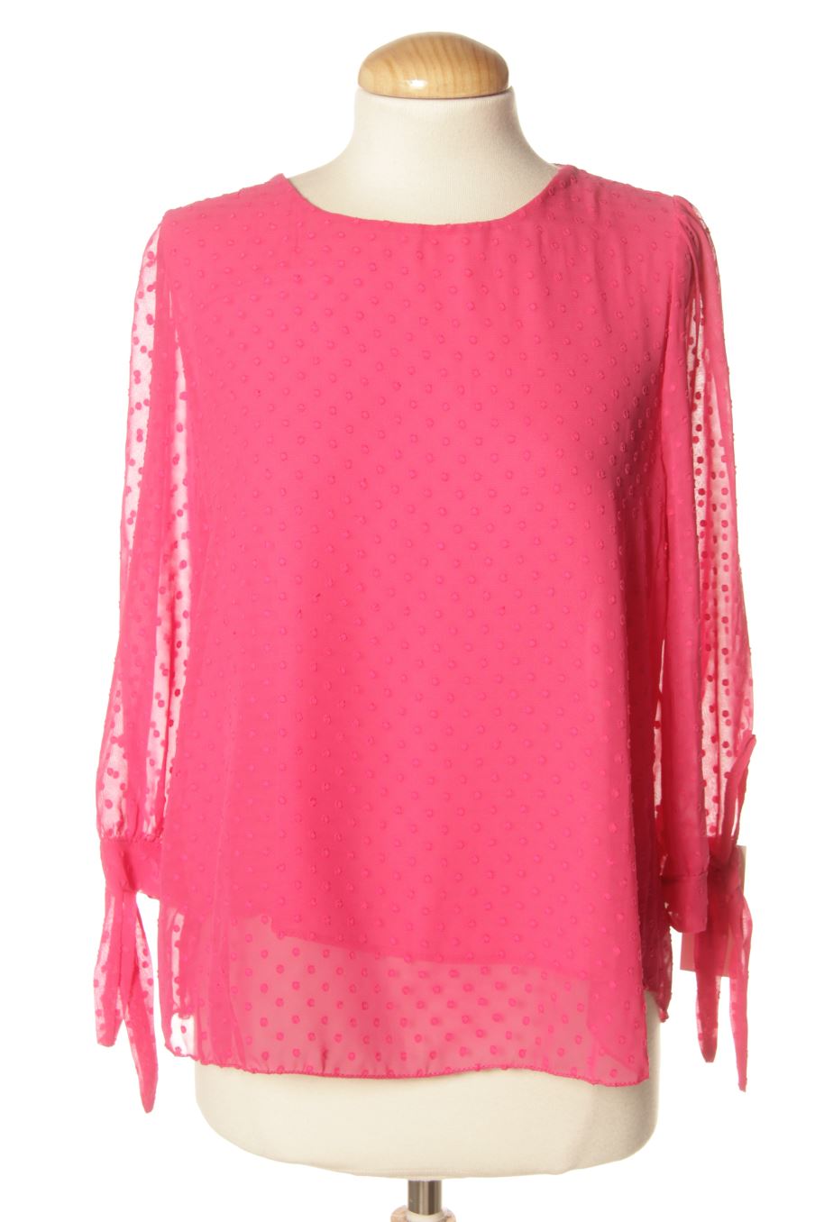 Blouse à manches longues Made in italy de la taille S, de couleur rose