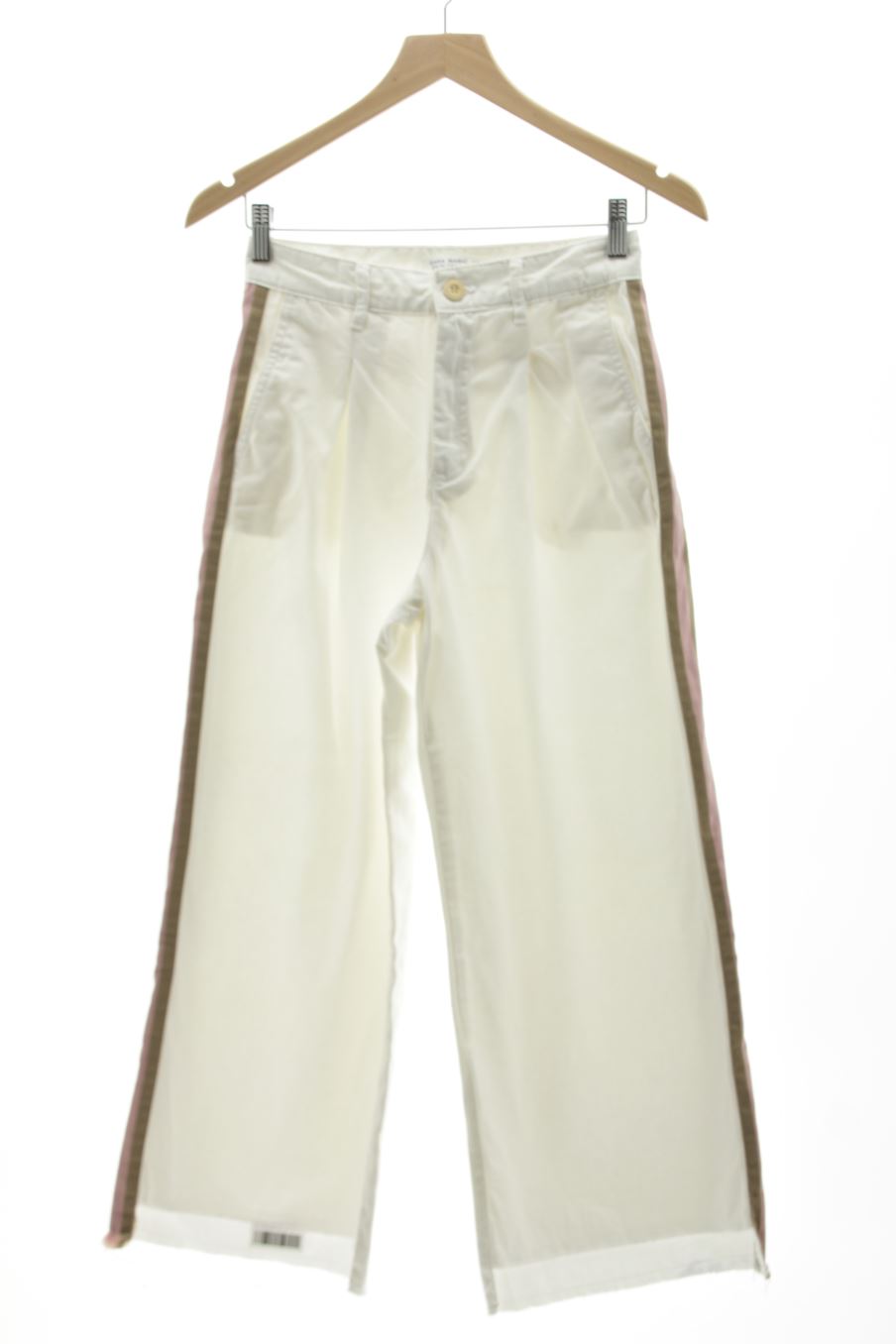 Jeans Zara de la taille 34, de couleur blanc de denim
