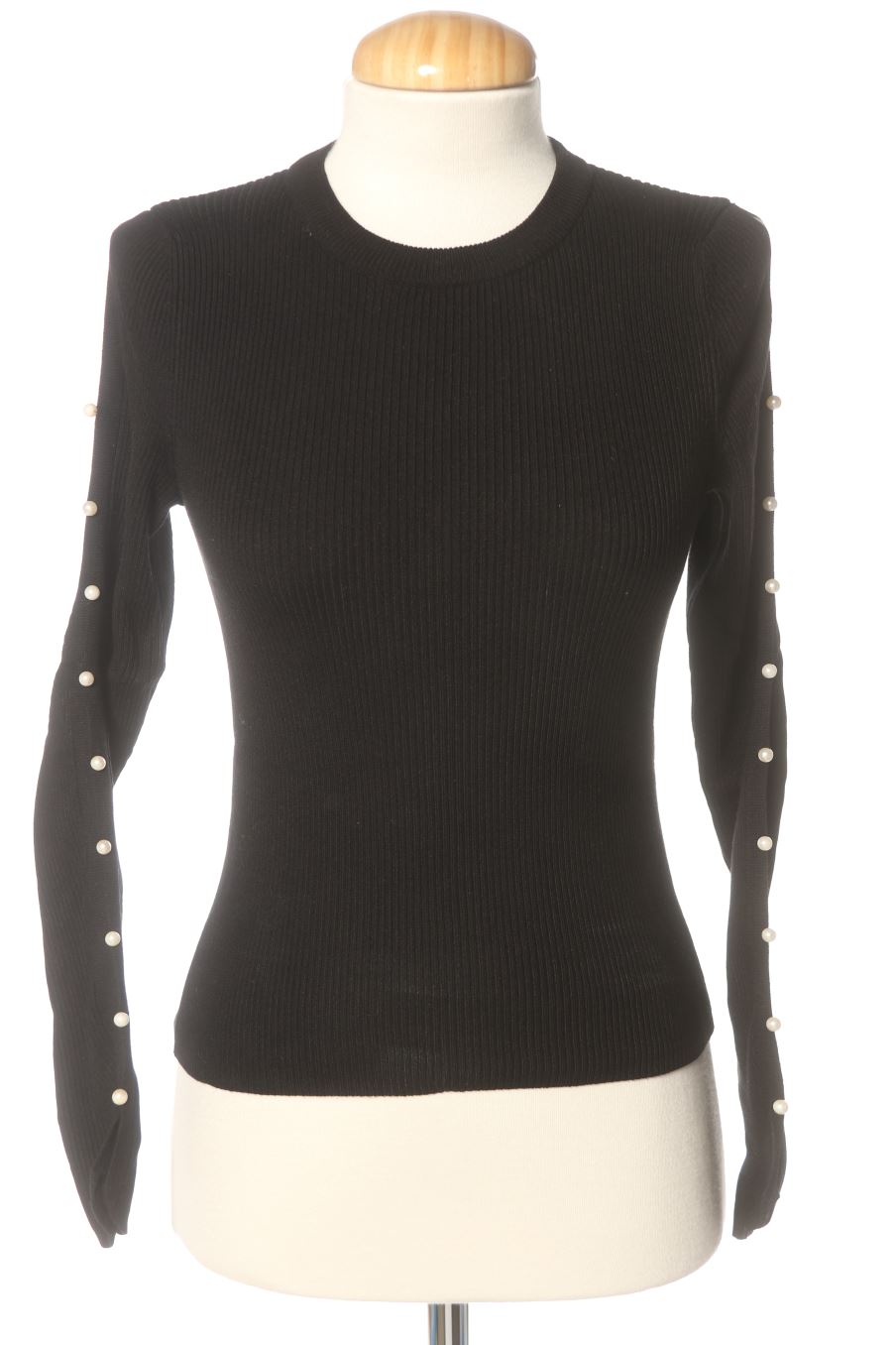 Maglione de Zara de la talla S, de color nero