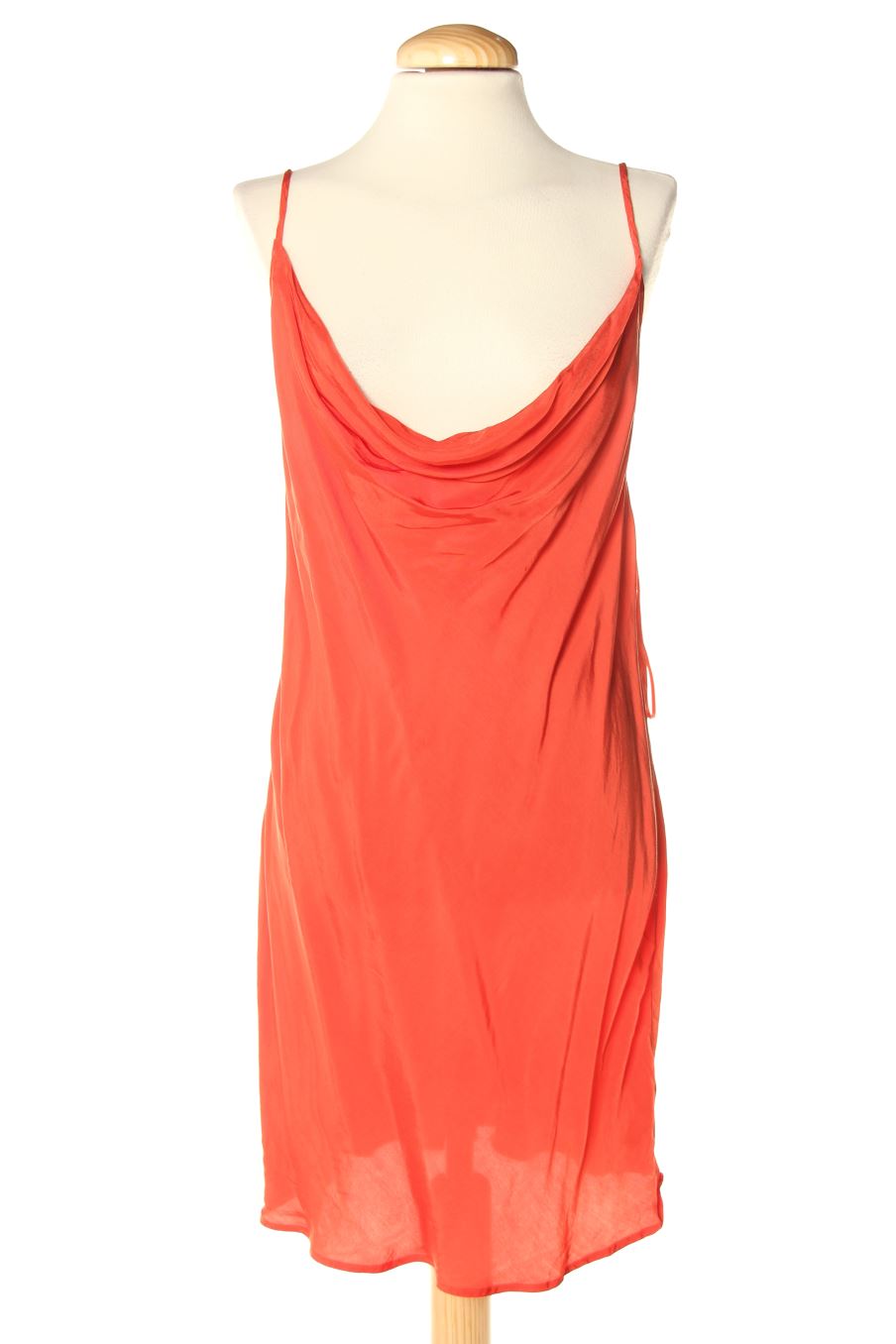Robe casual H&M de la taille L, de couleur corail