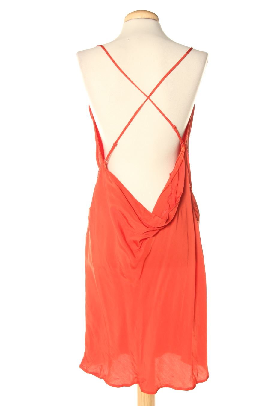 Robe casual H&M de la taille L, de couleur corail