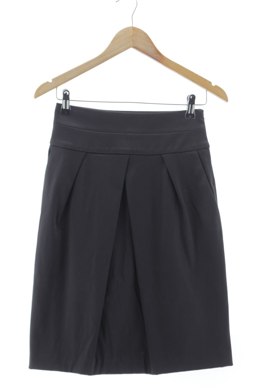 Falda de Zara de la talla XS, de color negro