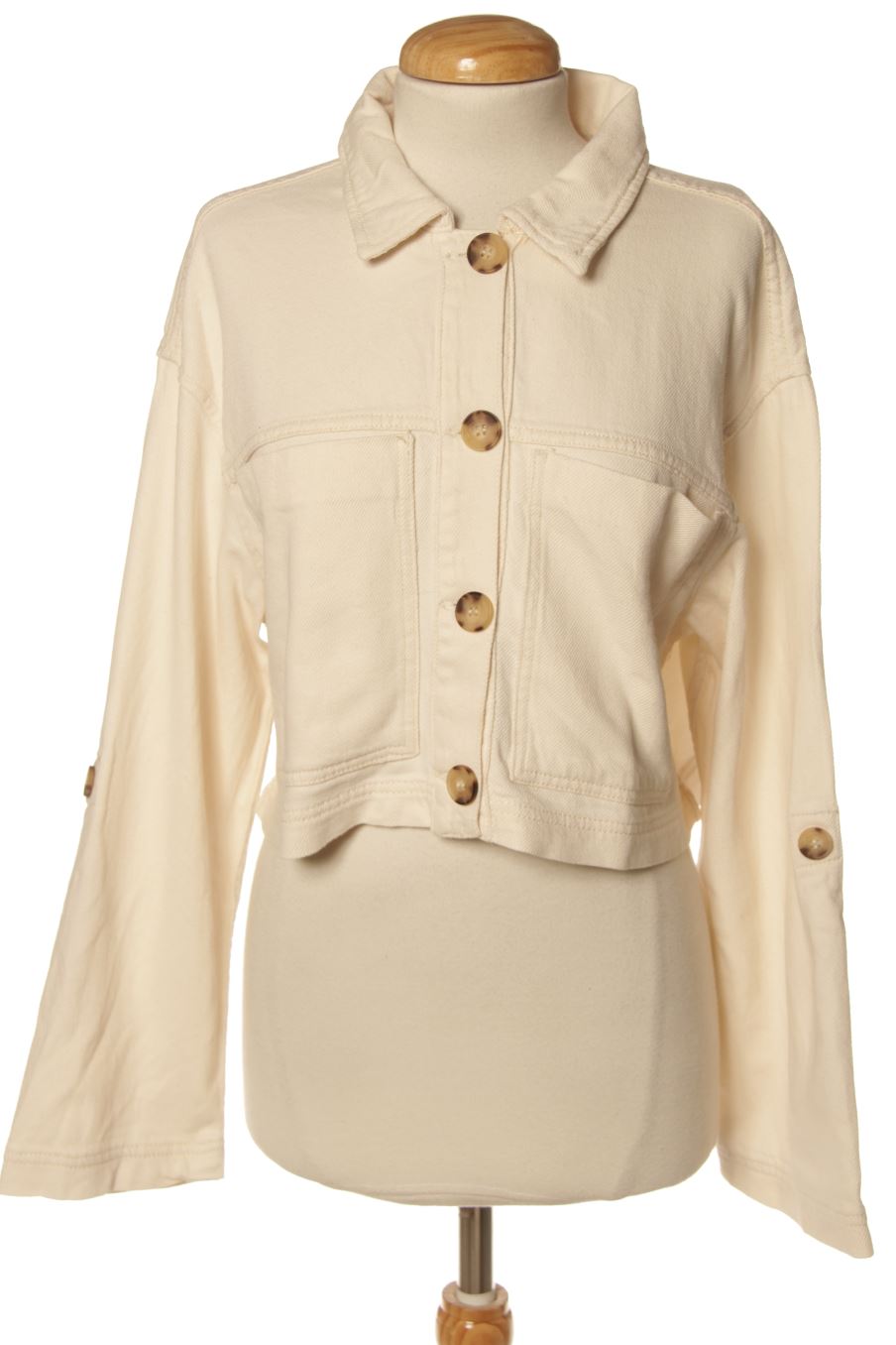 Chemise Stradivarius de la taille M, de couleur beige