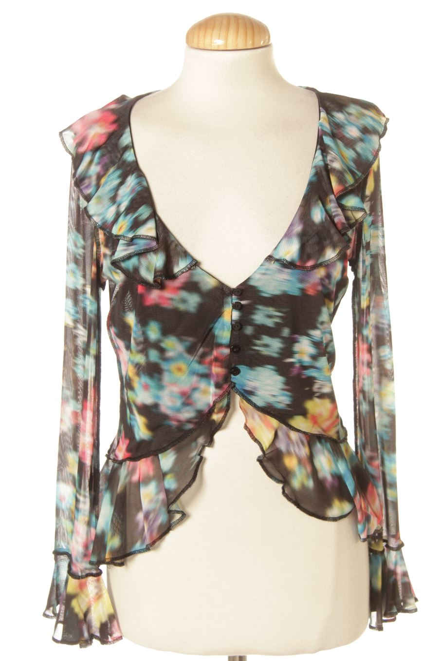 Aufwändiges Top von Desigual Größe M, Farbe Aufdruck, für