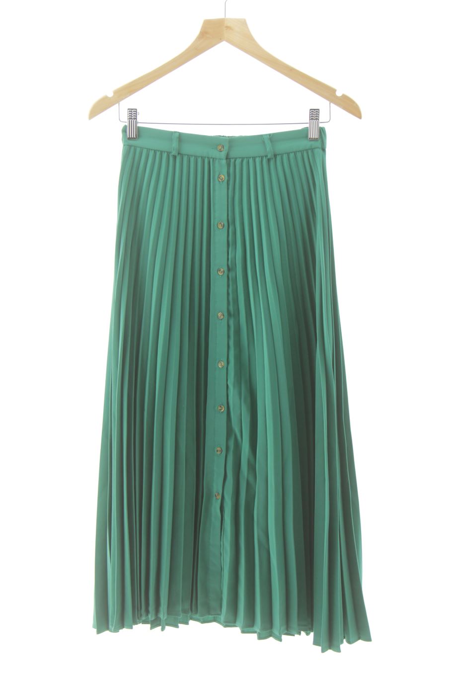 Jupe Stradivarius de la taille XS, de couleur vert