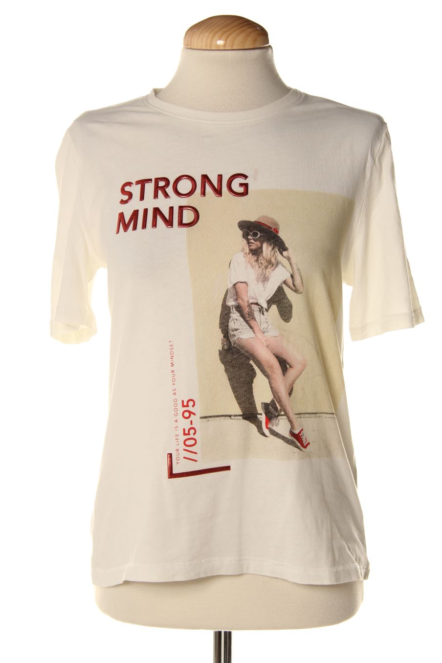 T-shirt Only de la taille XS, de couleur blanc