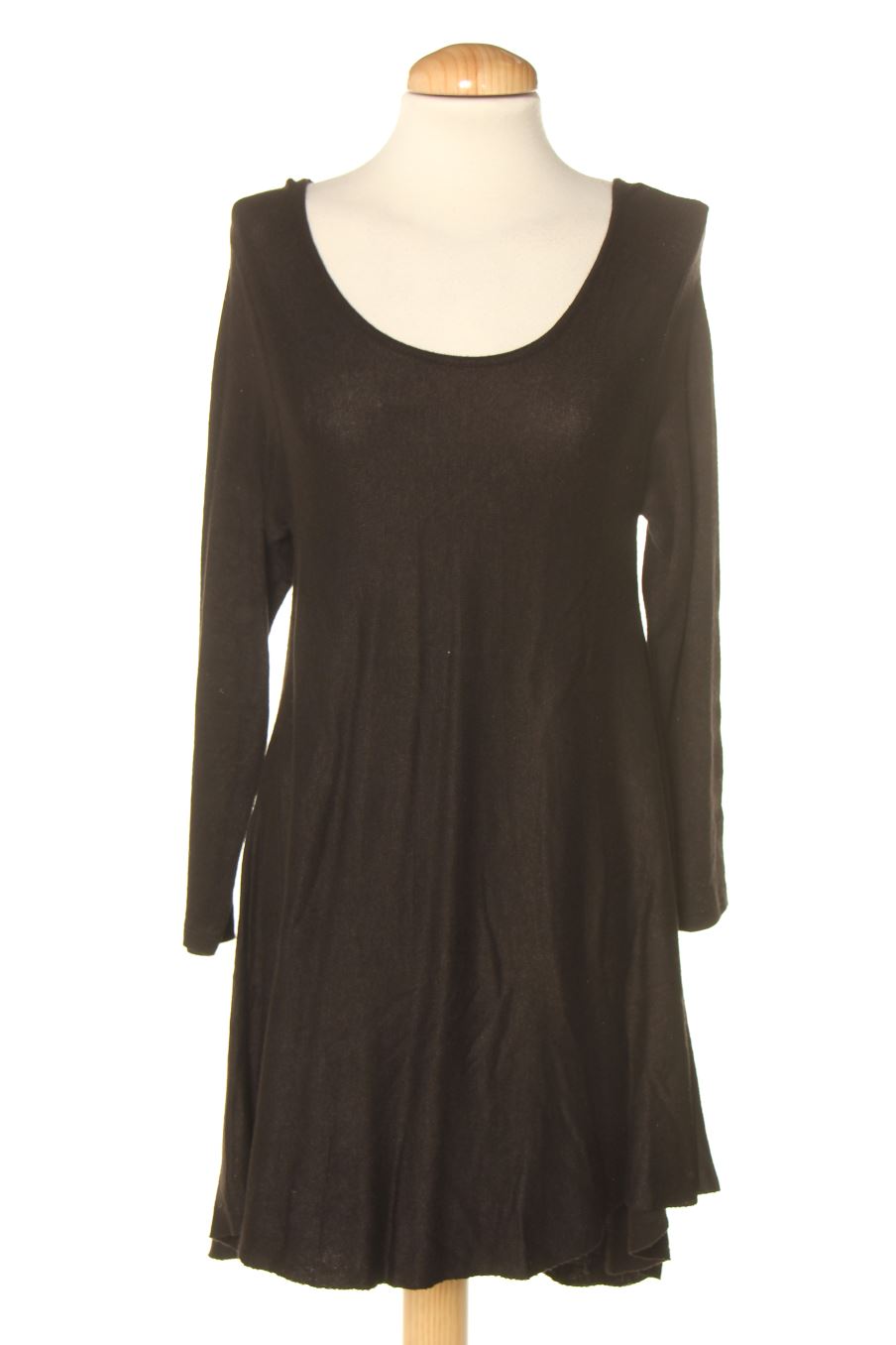 Vestido casual de Made in italy de la talla S, de color negro
