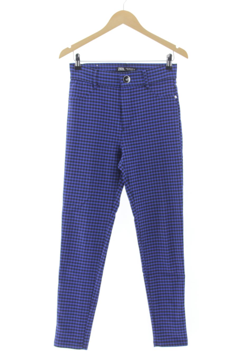 Pantalón de Zara de la talla M, de color cuadros