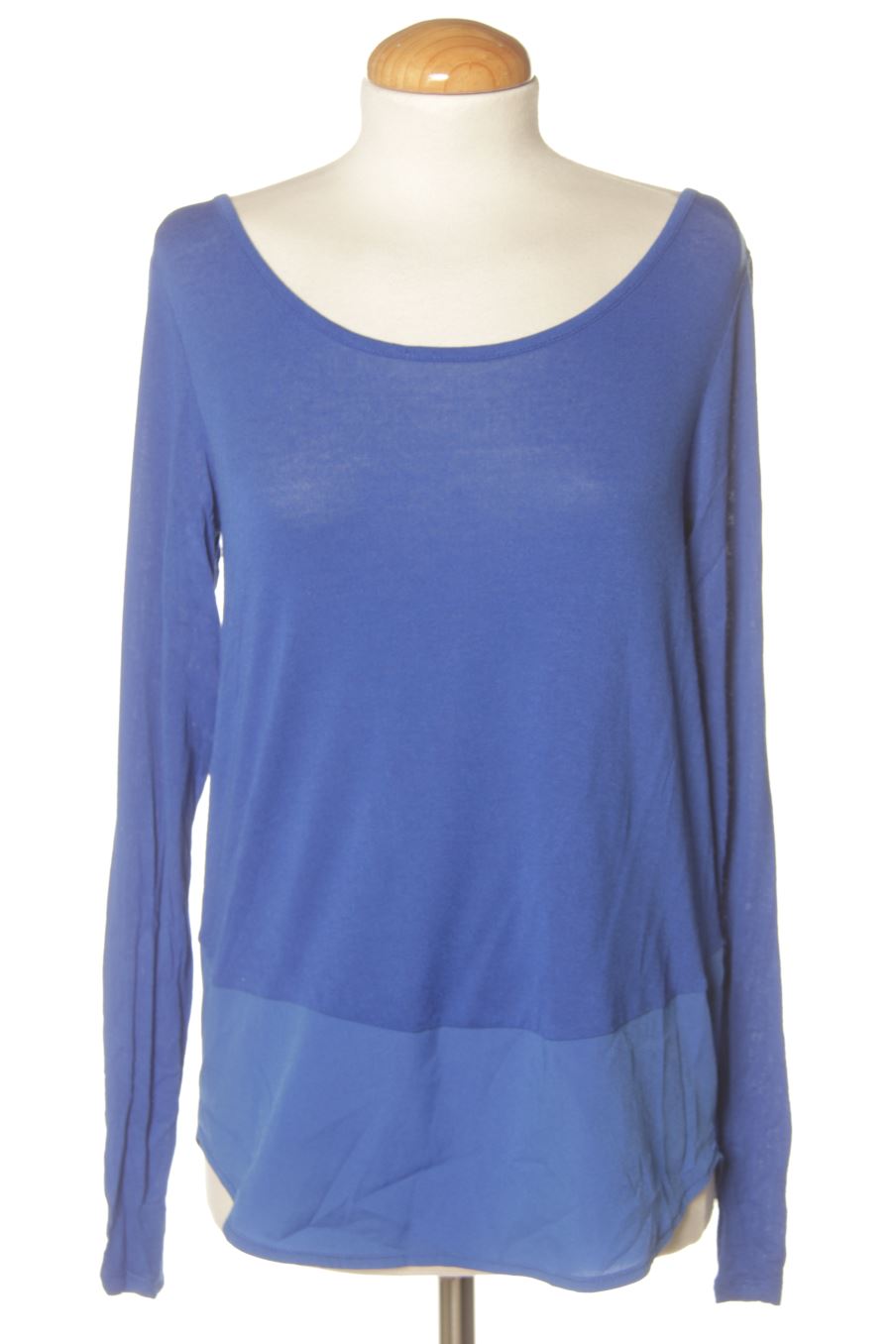 Langärmeliges T-Shirt von Savida Größe 36, Farbe Blau, für
