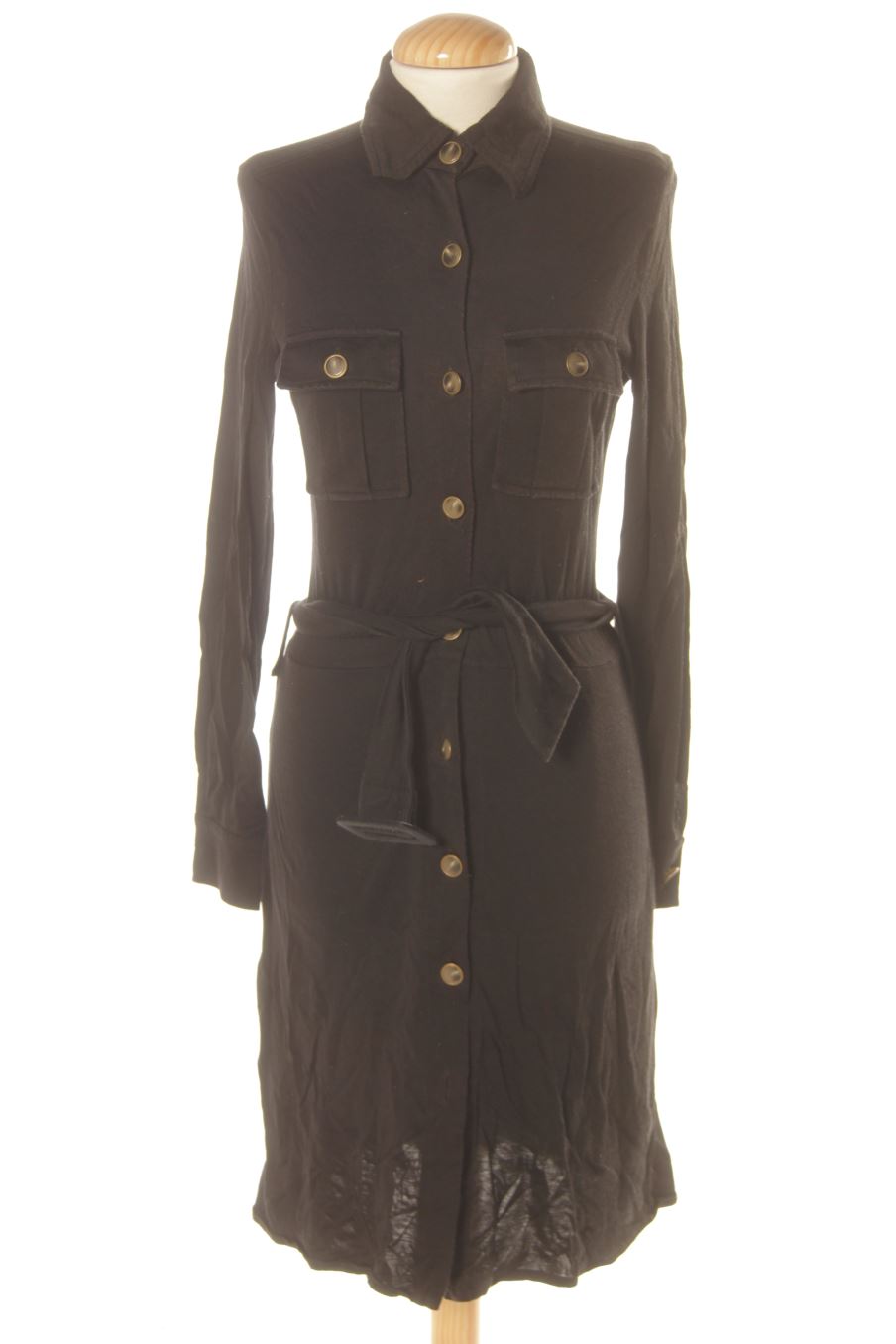 Robe casual Massimo Dutti de la taille S, de couleur noir