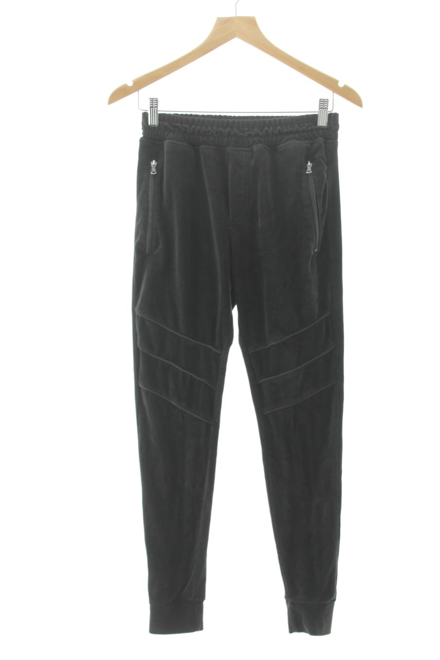 Pantalón Casual de PROJECT X PARIS de la talla XS, de color negro de terciopelo