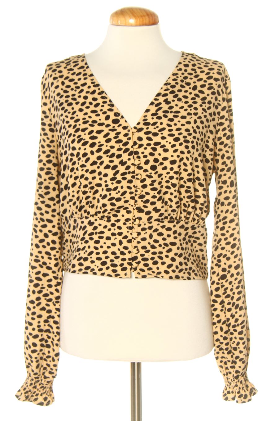 Langärmelige Bluse von Levi's Größe M, Farbe Animal print, für