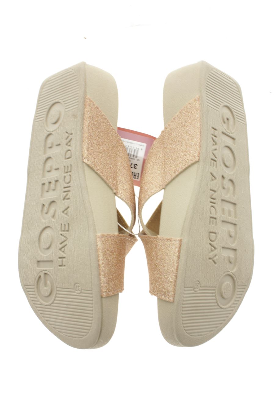 Sandalias planas de Gioseppo de la talla 37, de color rosa de