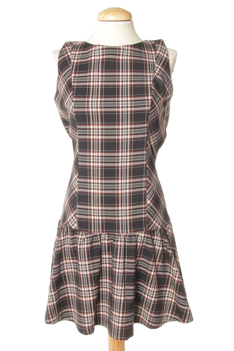 Einfaches Kleid von SUITEBLANCO Größe S, Farbe Kariert, für