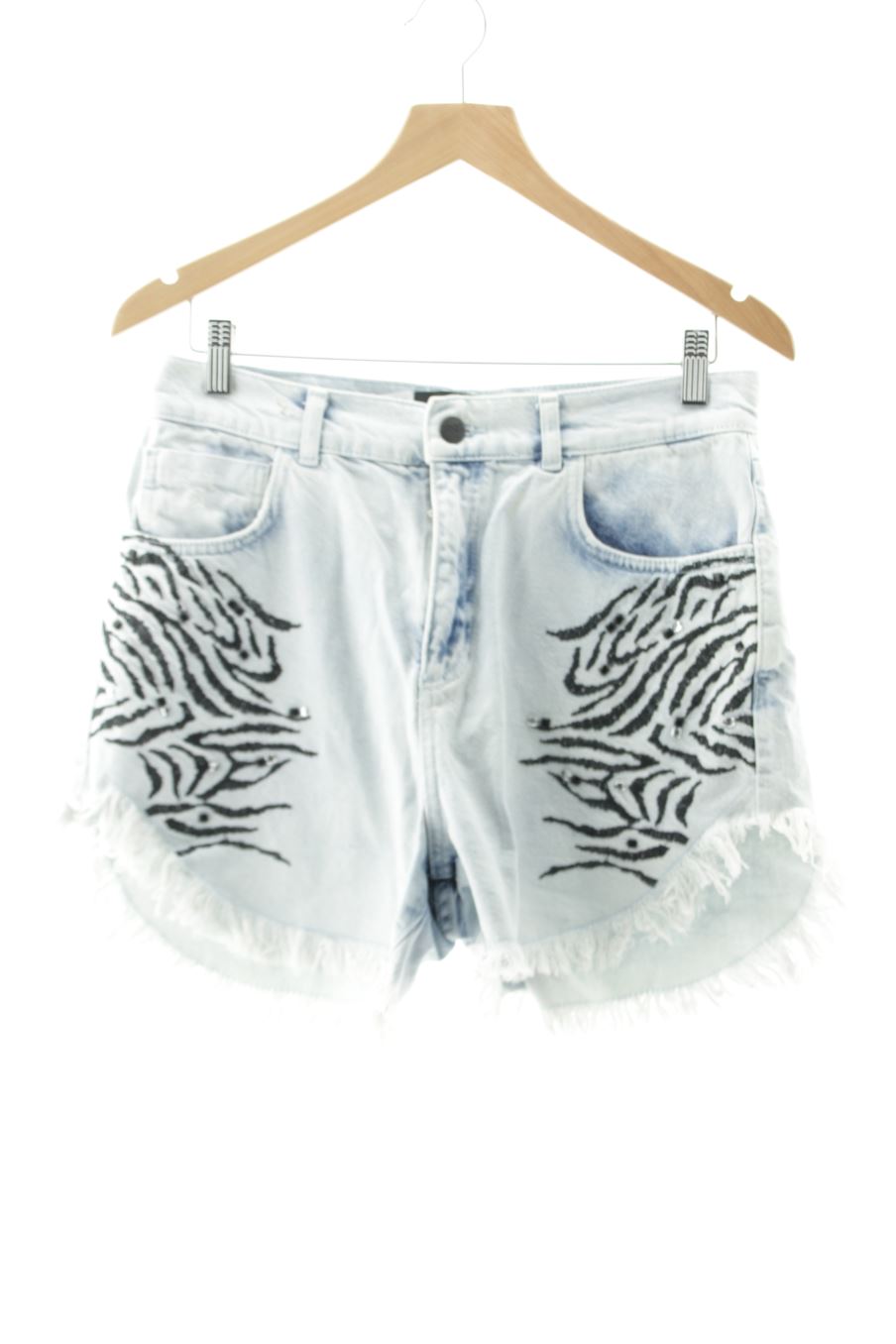 Pantalón corto de BSB de la talla L, de color azul
