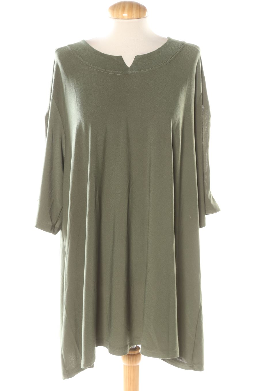 Blouse à manches courtes 2W PARIS de la taille 50, de couleur vert