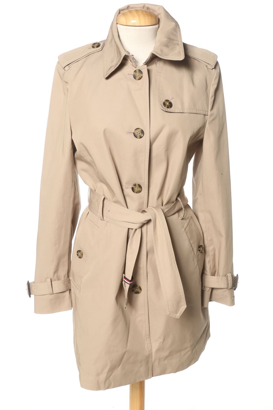 Trenchcoat von Tommy Hilfiger Größe M, Farbe Braun, für