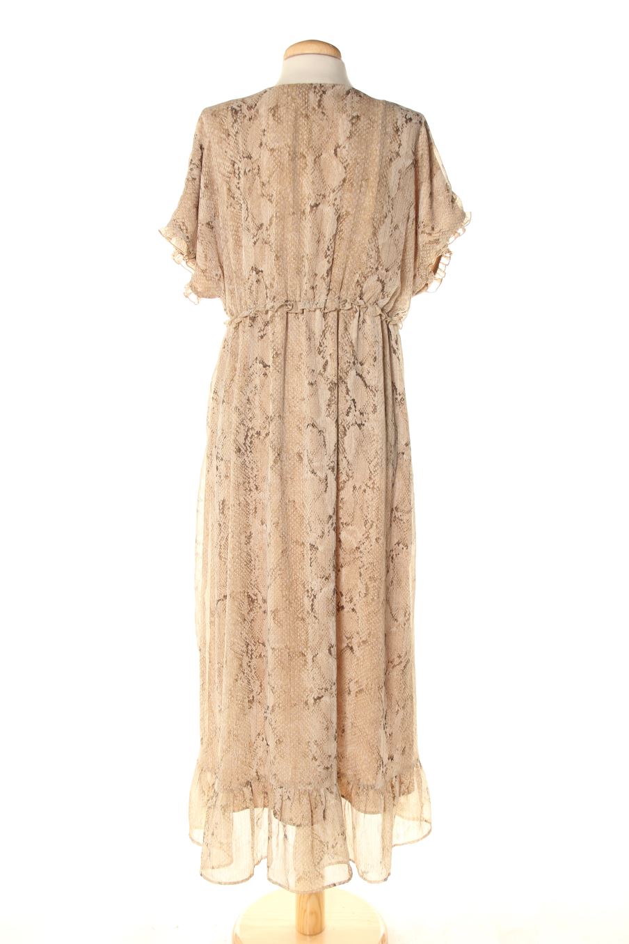 Vestido casual de Zara de la talla L, de color animal print