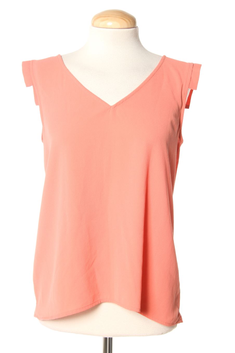Aufwändiges Top von Mango Größe XS, Farbe Orange, für