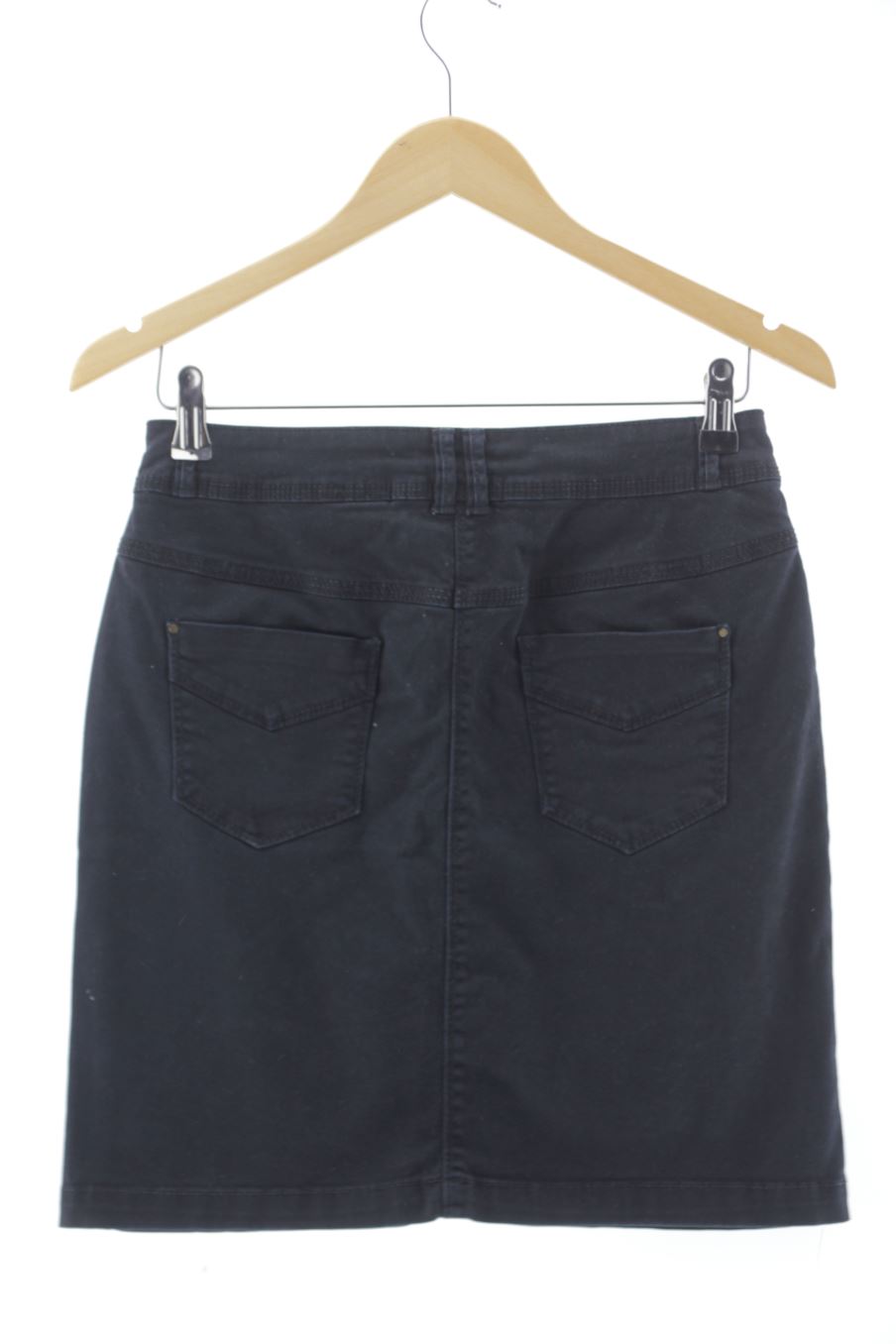 Jupe Camaieu de la taille 36, de couleur noir de denim