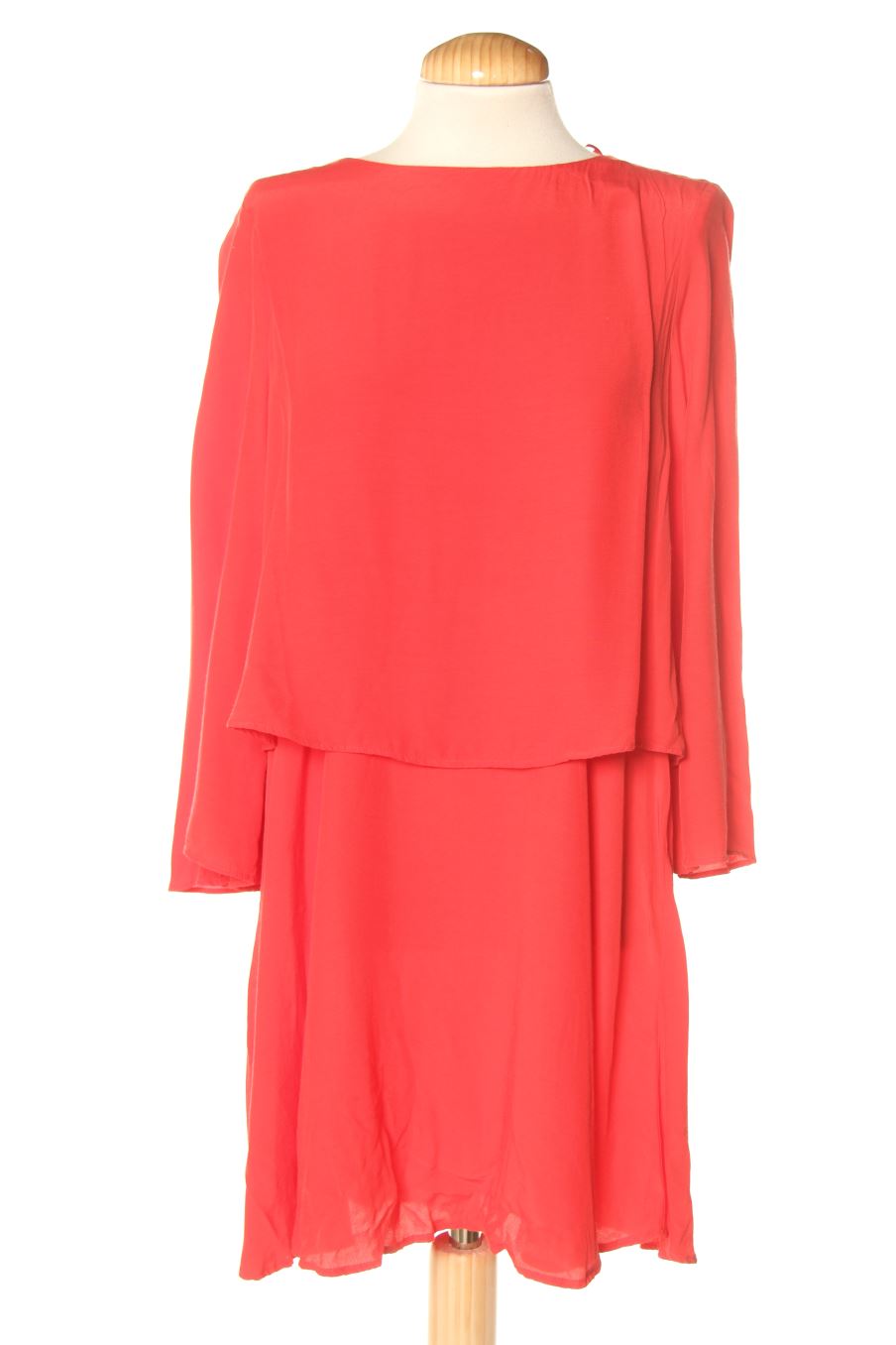 Robe casual Zara de la taille S, de couleur rouge