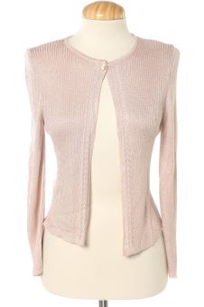 Gilet L Rosas rojas