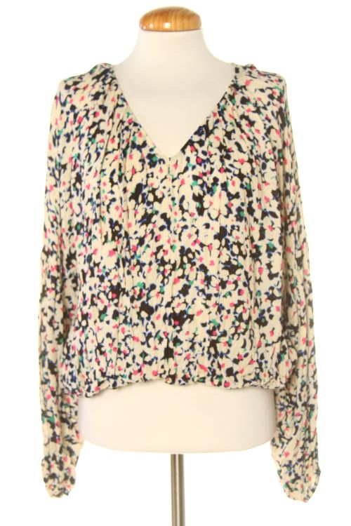 Blusa a maniche lunghe
