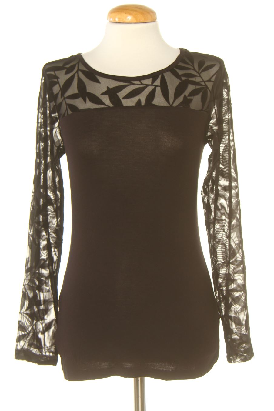 Blouse à manches longues Promise de la taille M, de couleur noir