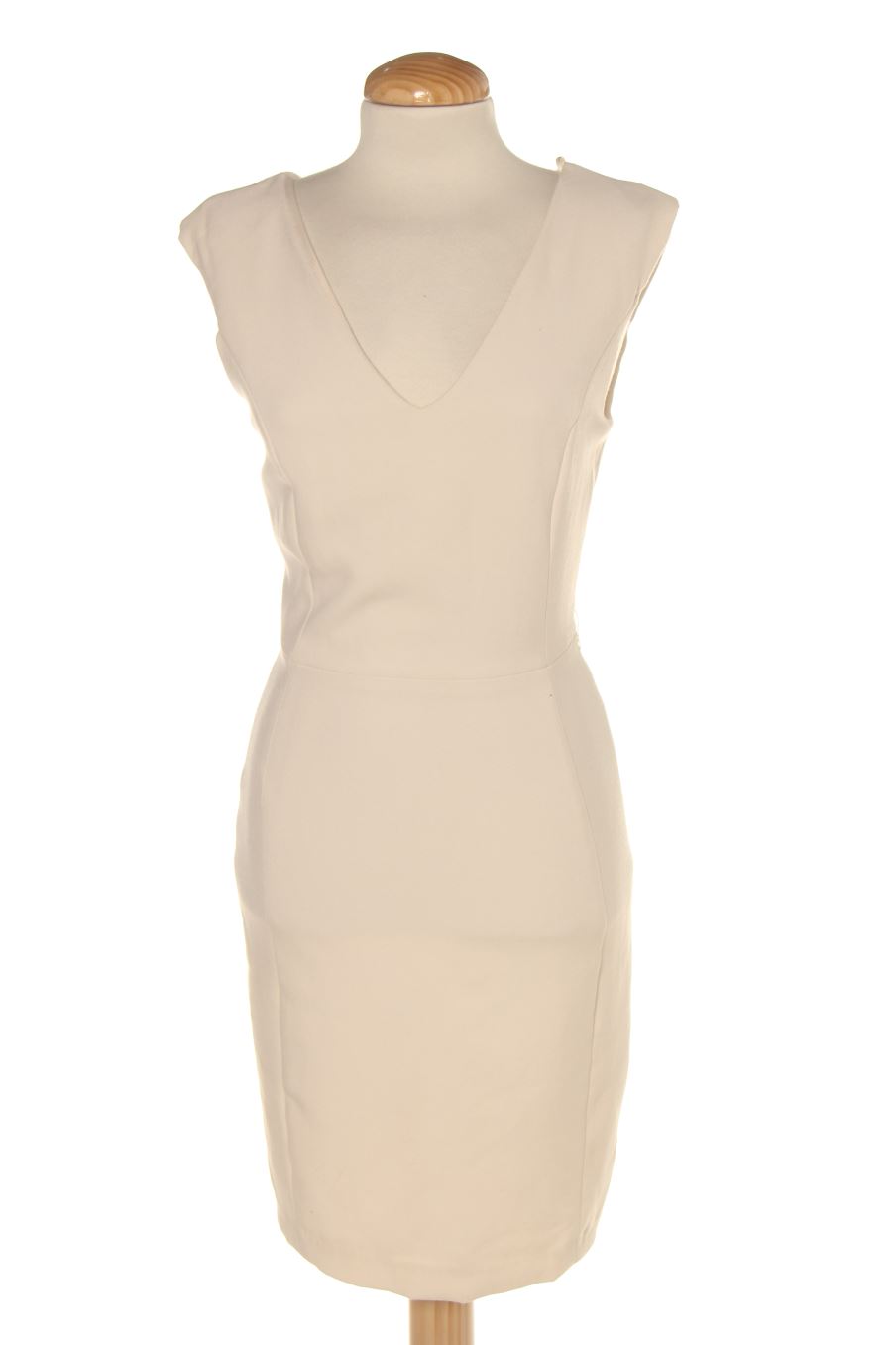 Robe casual Mango de la taille XS, de couleur blanc