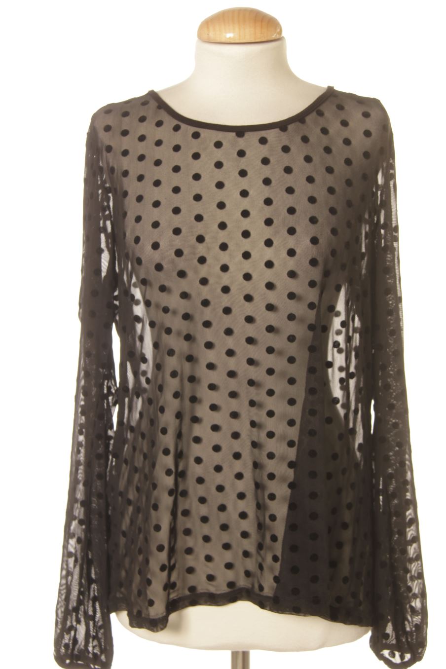 Blouse à manches longues Nümph de la taille M, de couleur noir