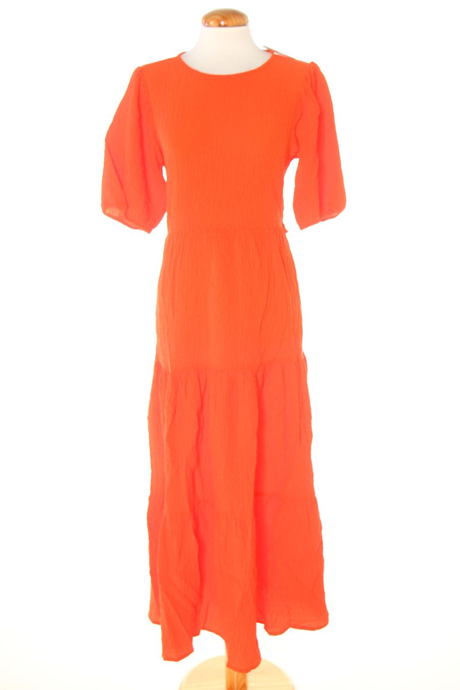 Robe casual Desigual de la taille M, de couleur orange
