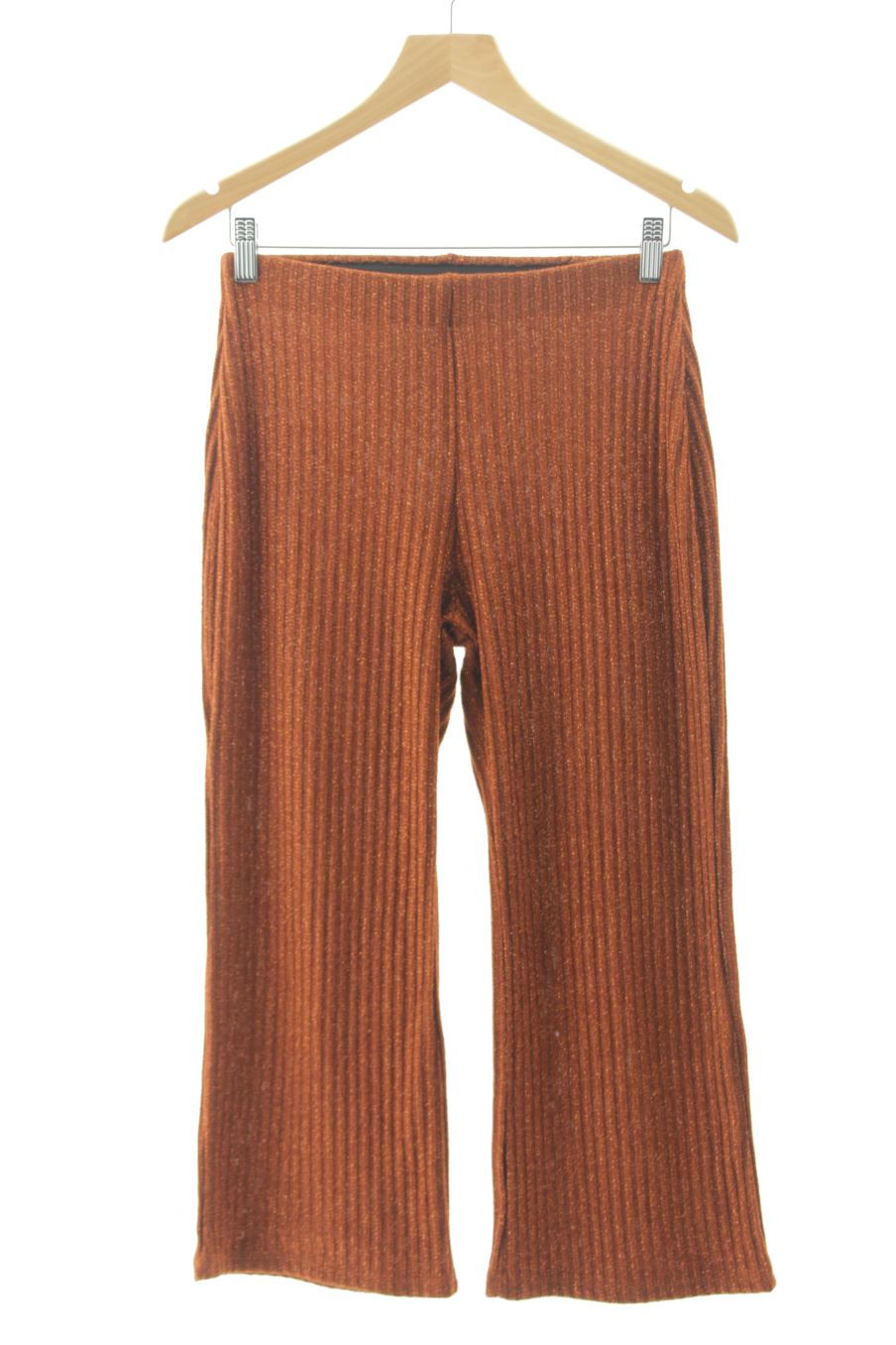 Pantaloni casual de Zara de la talla M, de color marrone