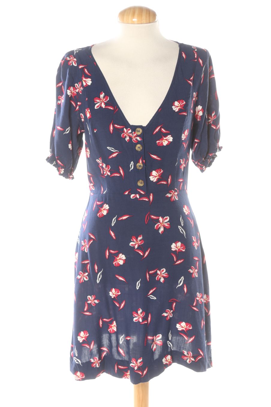 Robe casual Springfield de la taille 36, de couleur fleurs