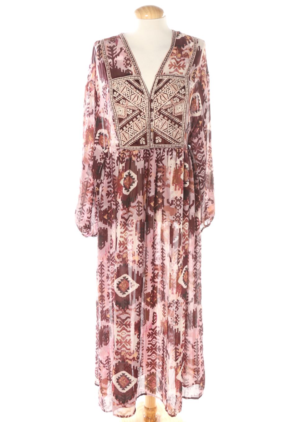 Robe casual SLOWLOVE de la taille M, de couleur imprimés