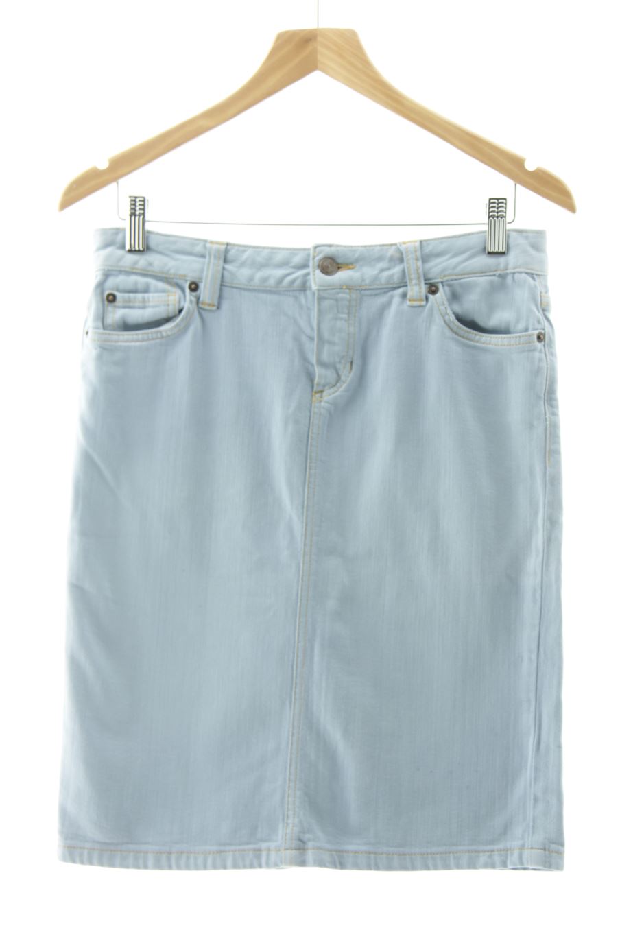 Jupe Massimo Dutti de la taille M, de couleur bleu