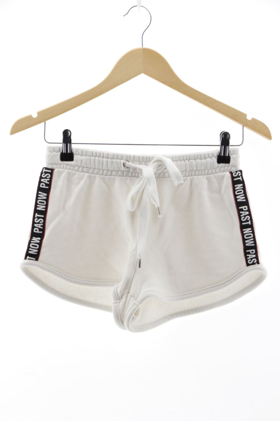 Pantalones cortos de deporte de Bershka de la talla XS, de color blanco
