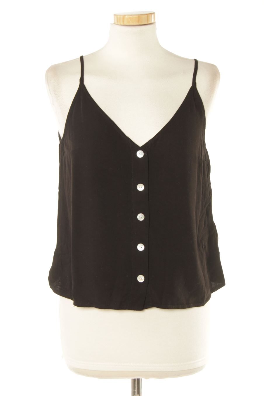 Top H&M de la taille 36, de couleur noir