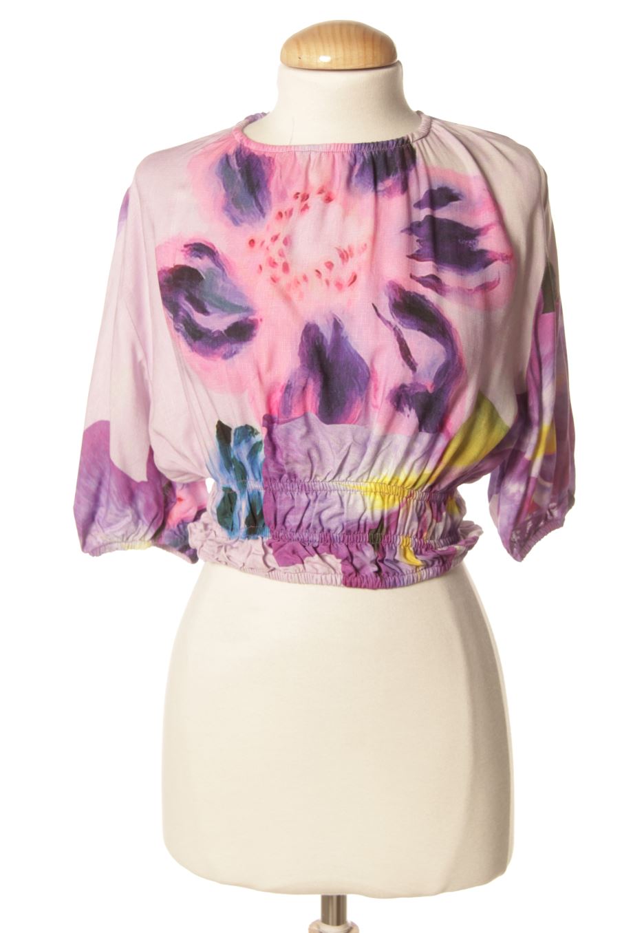 Blusa a maniche corte de Desigual de la talla M, de color stampato