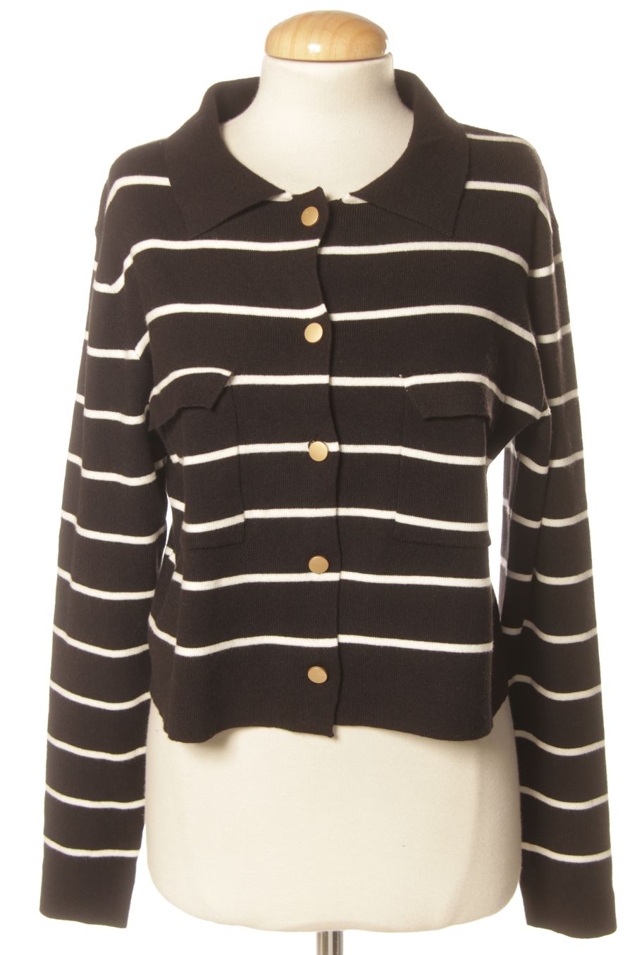 Maglione de maglificio de la talla M, de color righe