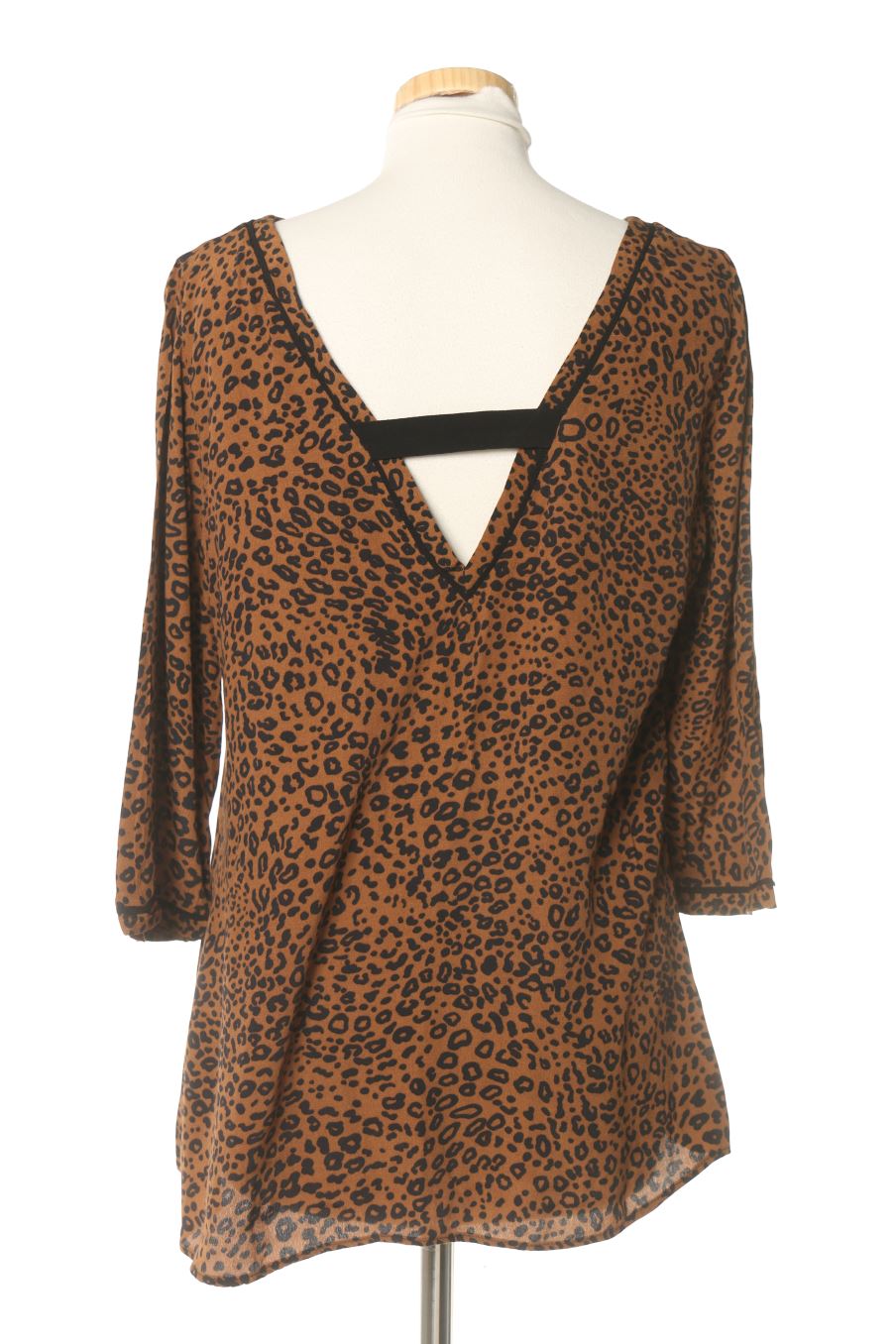 Blouse à manches longues Promod de la taille 42, de couleur marron